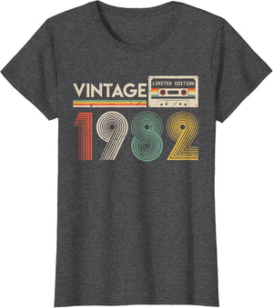 Retro Vintage 1982 Limited Edition Cassette 39 Years Old