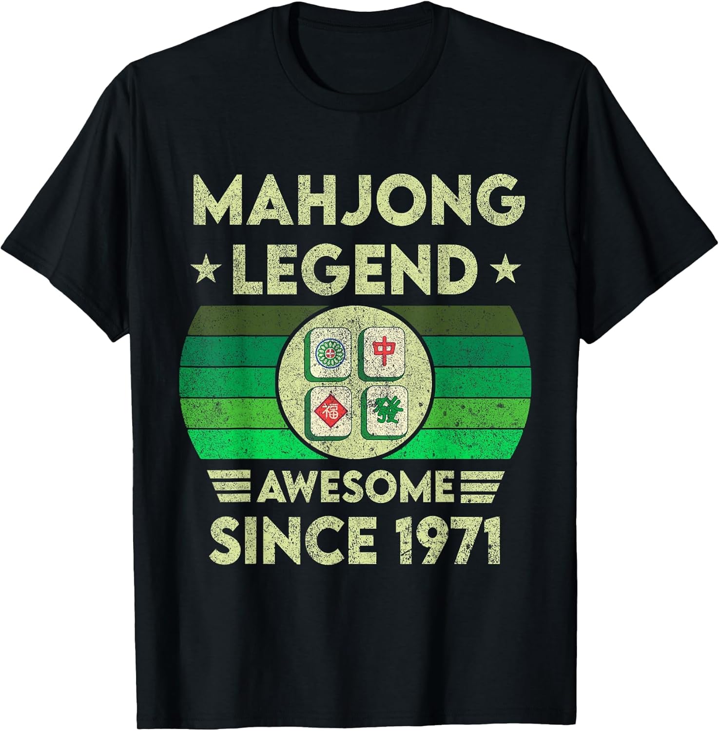 Mahjong Legend 51 Years Old Awesome Since 1971 Birthday