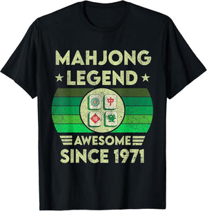 Mahjong Legend 51 Years Old Awesome Since 1971 Birthday