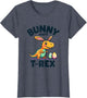 Bunny Meets T-Rex Dinosaur Easter Design