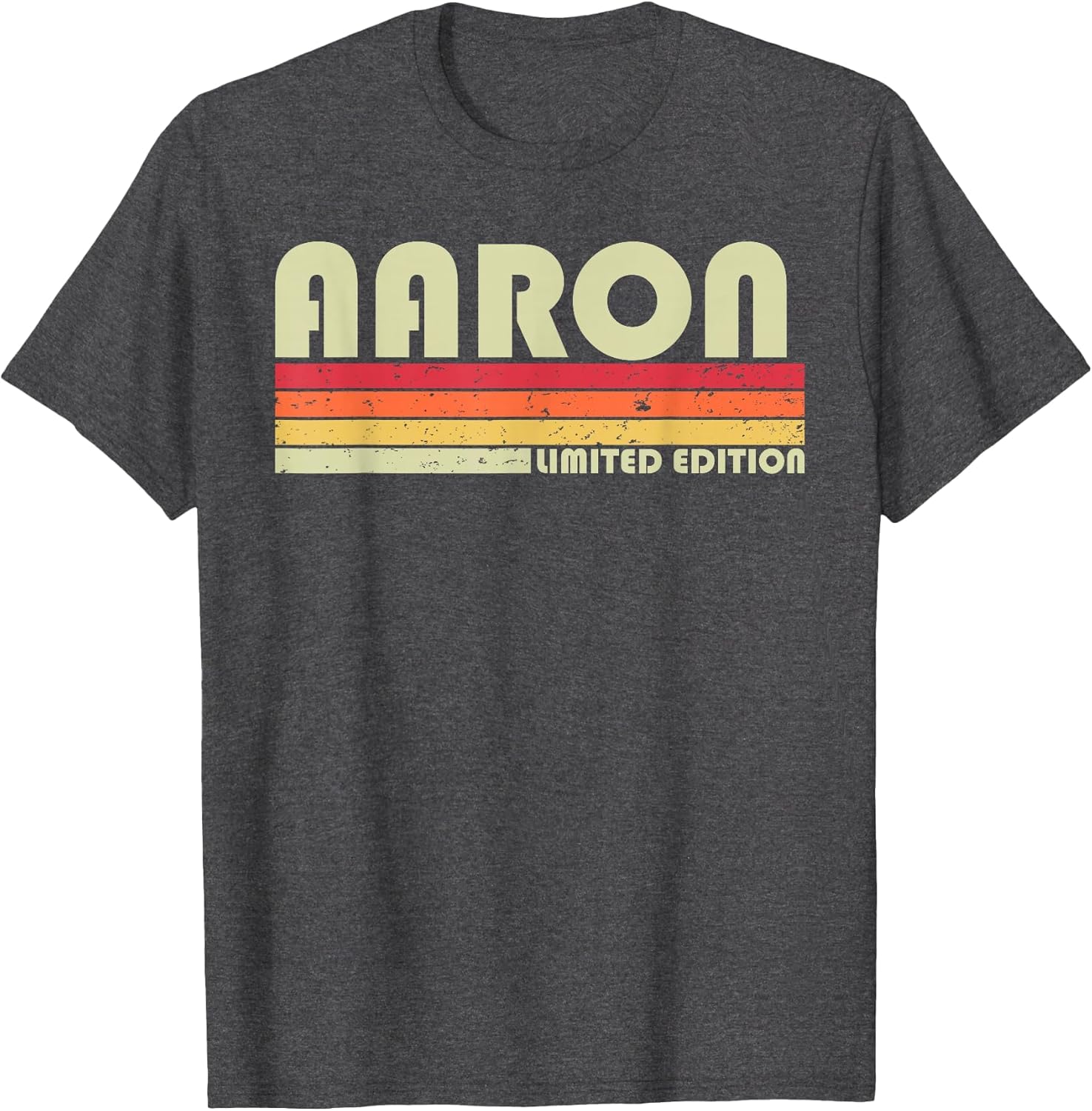 Aaron Surname Funny Retro Vintage 80s 90s Birthday Reunion
