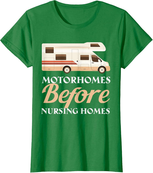 Vintage Motorhomes Before Nursing Homes RV Camping Lover