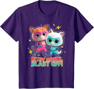 Kids Disney Junior SuperKitties Ginny and Bitsy Boots Blast Off!
