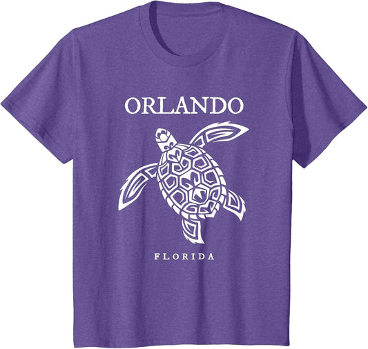 Vintage Orlando Florida Sea Turtle Retro Vacation Souvenir