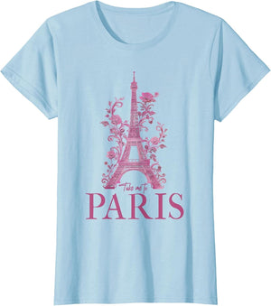 Paris Eiffel Tower Pink France Take Me to Paris Souvenirs