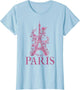 Paris Eiffel Tower Pink France Take Me to Paris Souvenirs