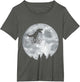 Dino Trex Riding Moon Bike Halloween Lunar Cycling