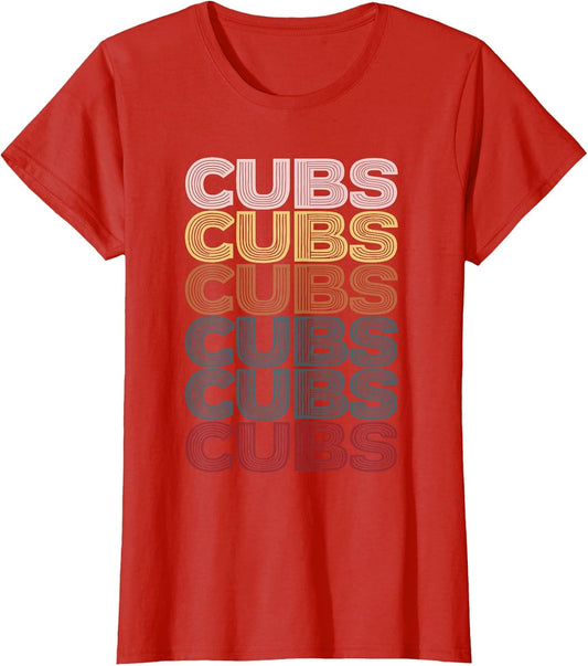 Retro Cubs Name Throwback Vintage
