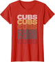 Retro Cubs Name Throwback Vintage