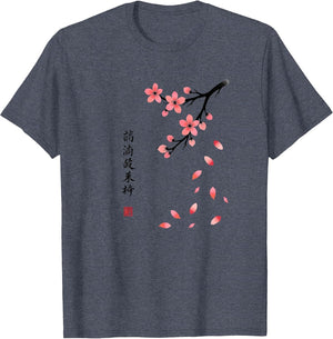 Japanese Cherry Blossom Memories Zen Art Apparel