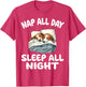 Cute American Foxhound Nap All Day Sleep All Night Pajamas