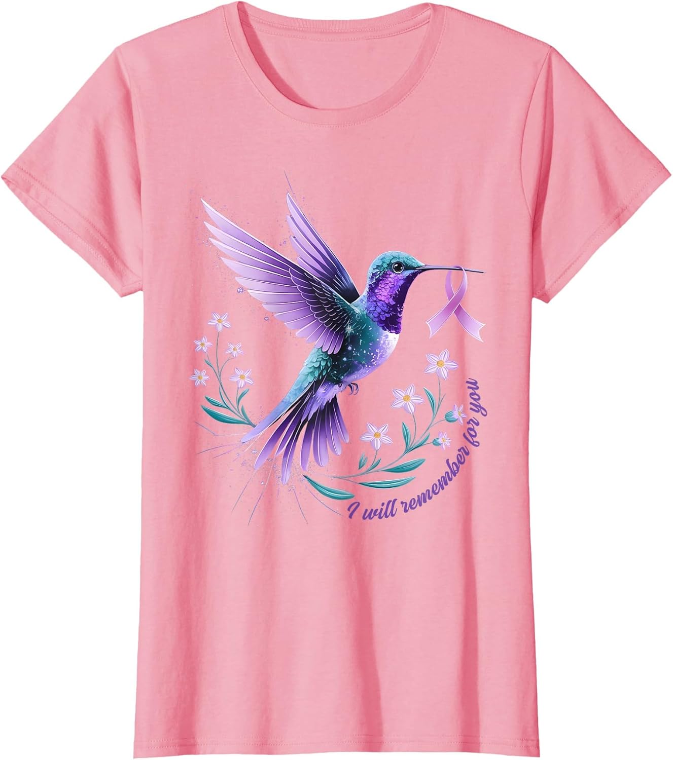 I Will Remember for You Hummingbird Alzheimer's Awareness