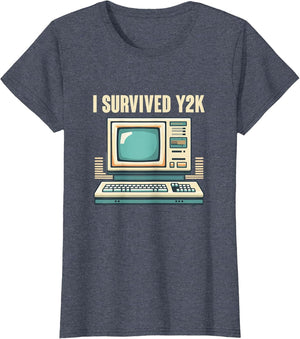 I Survived Y2K Computer Funny Year 2000 Survivor