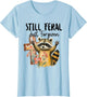 Vintage Still Feral Just Forgiven Cross Raccoon Christian