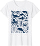 Vintage Ocean Life Sea Aesthetic Dolphin Beach 90s