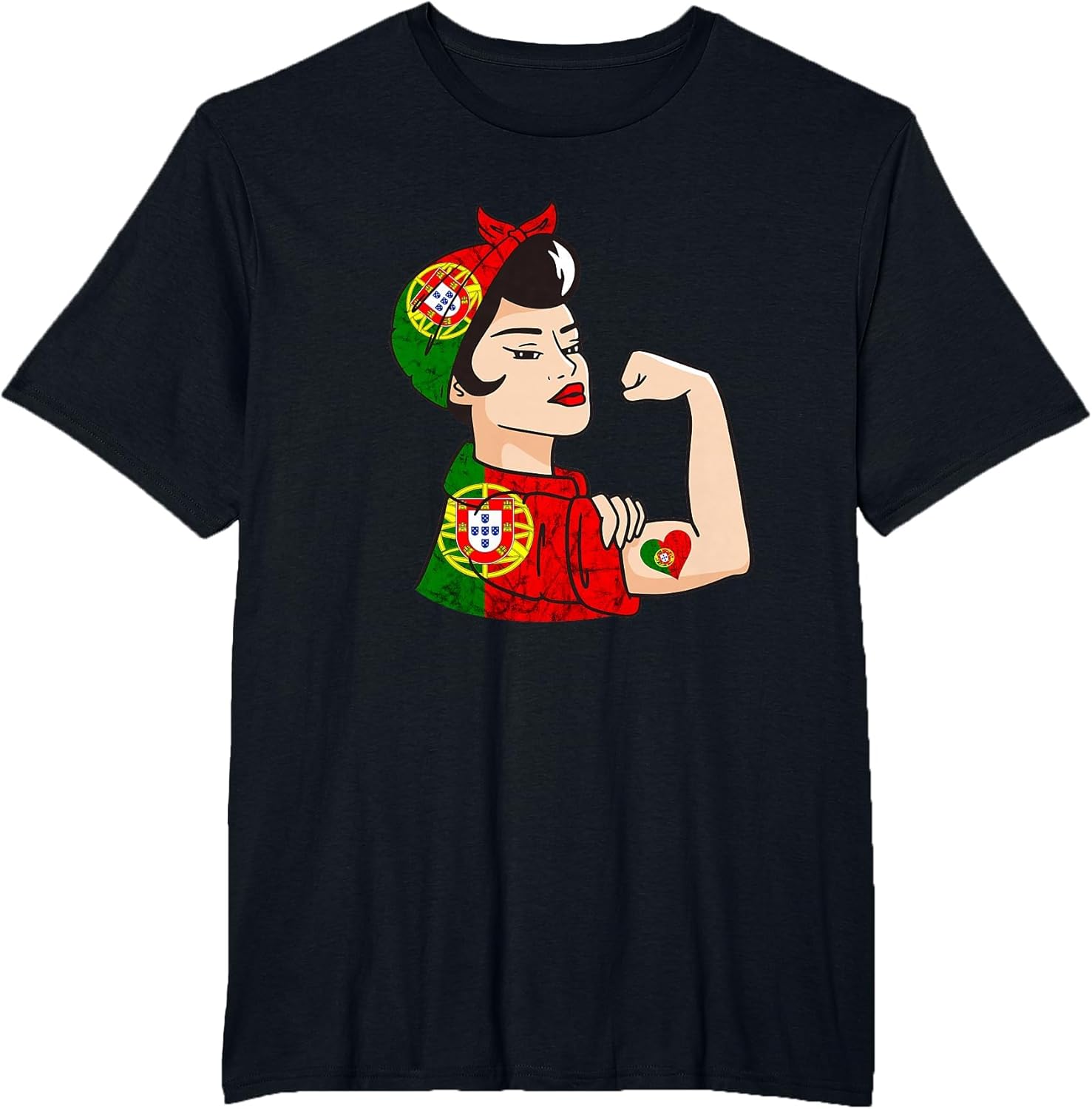 Portugal Strong Woman Portuguese Roots Portuguese Flag