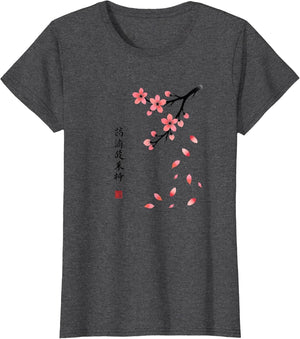 Japanese Cherry Blossom Memories Zen Art Apparel