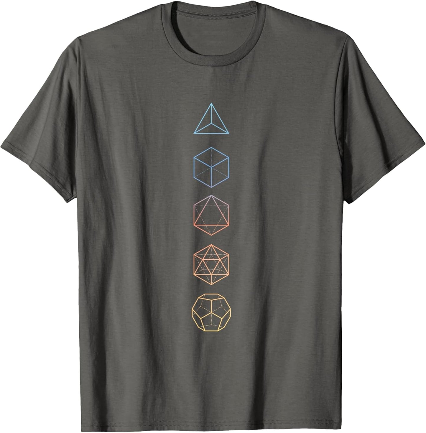 Pastel Colour Platonic Solid - Sacred Geometry