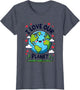I Love Our Planet Earth Day Graphic Design