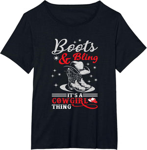 Boots & Bling It's a Cowgirl Thing Western