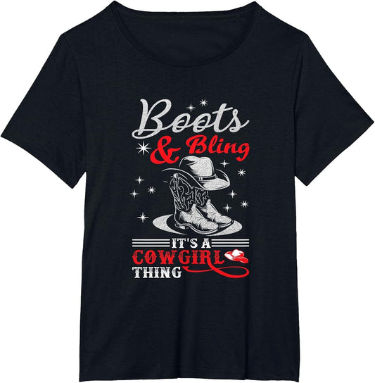 Boots & Bling It's a Cowgirl Thing Western
