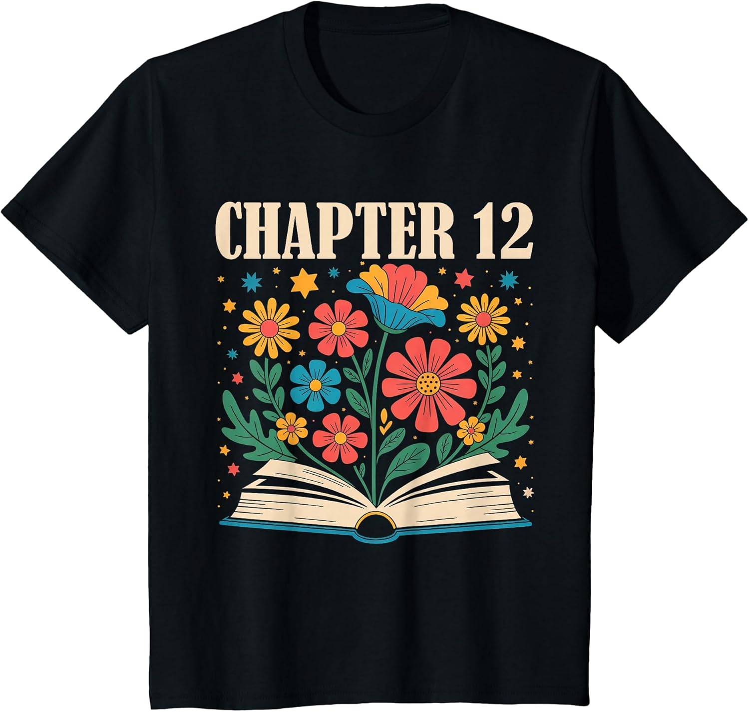 Chapter 12th Birthday Bookworm 12 Years Old for Book Loves
