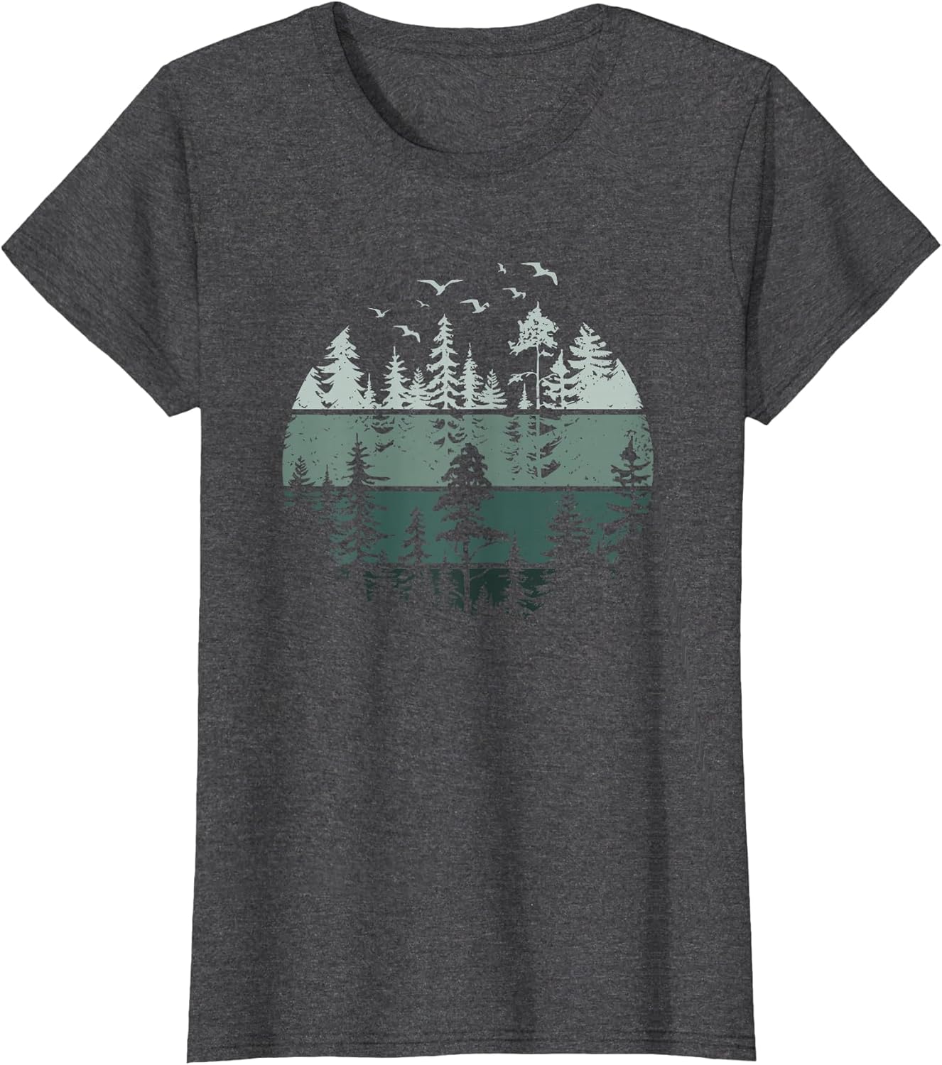 Vintage Forest Trees Wildlife Nature