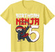 Kids 5th Birthday Ninja I'm 5 Years Old Bday Party Best Boy