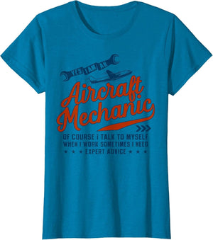 Yes I Am an Aircraft Mechanic Funny Vintage Men Women Retro