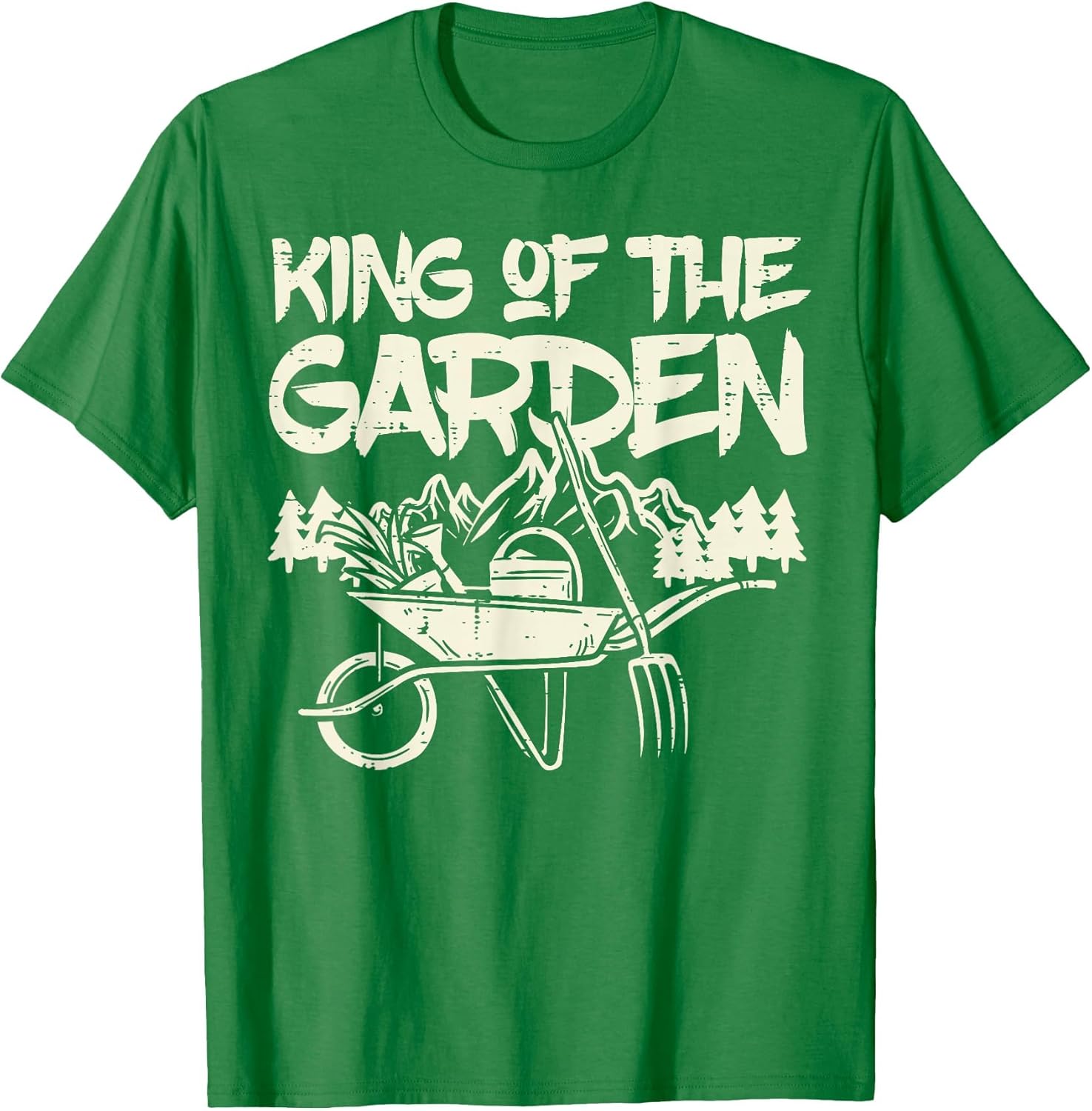 King of The Garden Cool Gardening Gardener Grandpa Dad Men