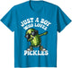 Just A Boy Who Loves Pickles Funny Pickle Birthday Party Kid