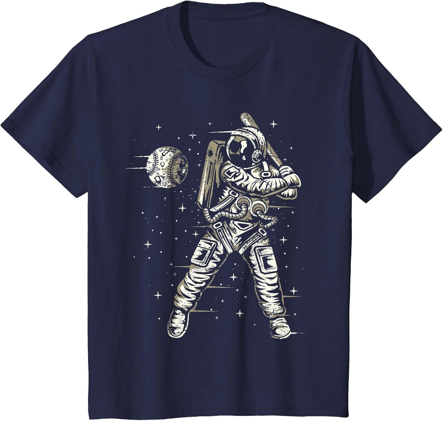 Vintage Retro Baseball Astronaut Boys Men Space Baseball
