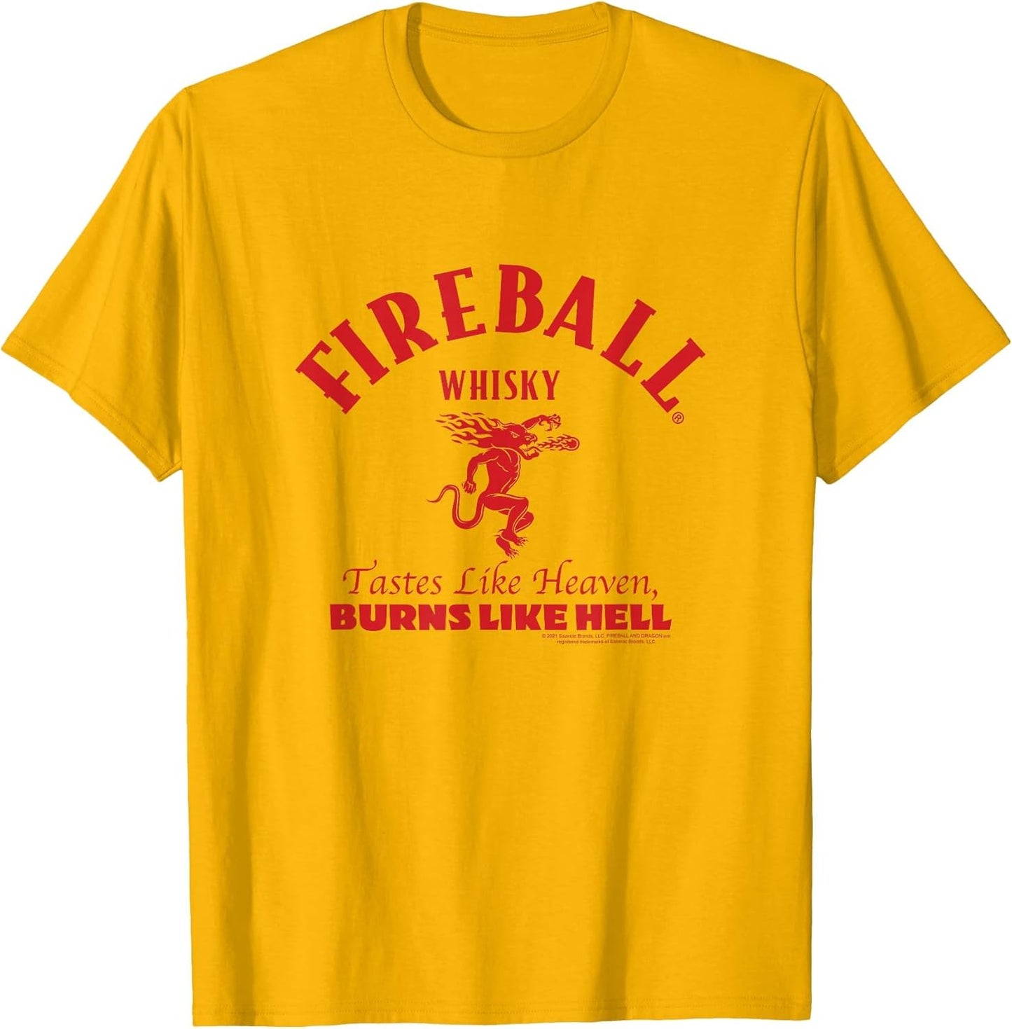 Fireball Cinnamon Whisky Tastes Like Heaven Burns Like Hell