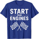 Start Your Engines Racing Day Plaid Flag
