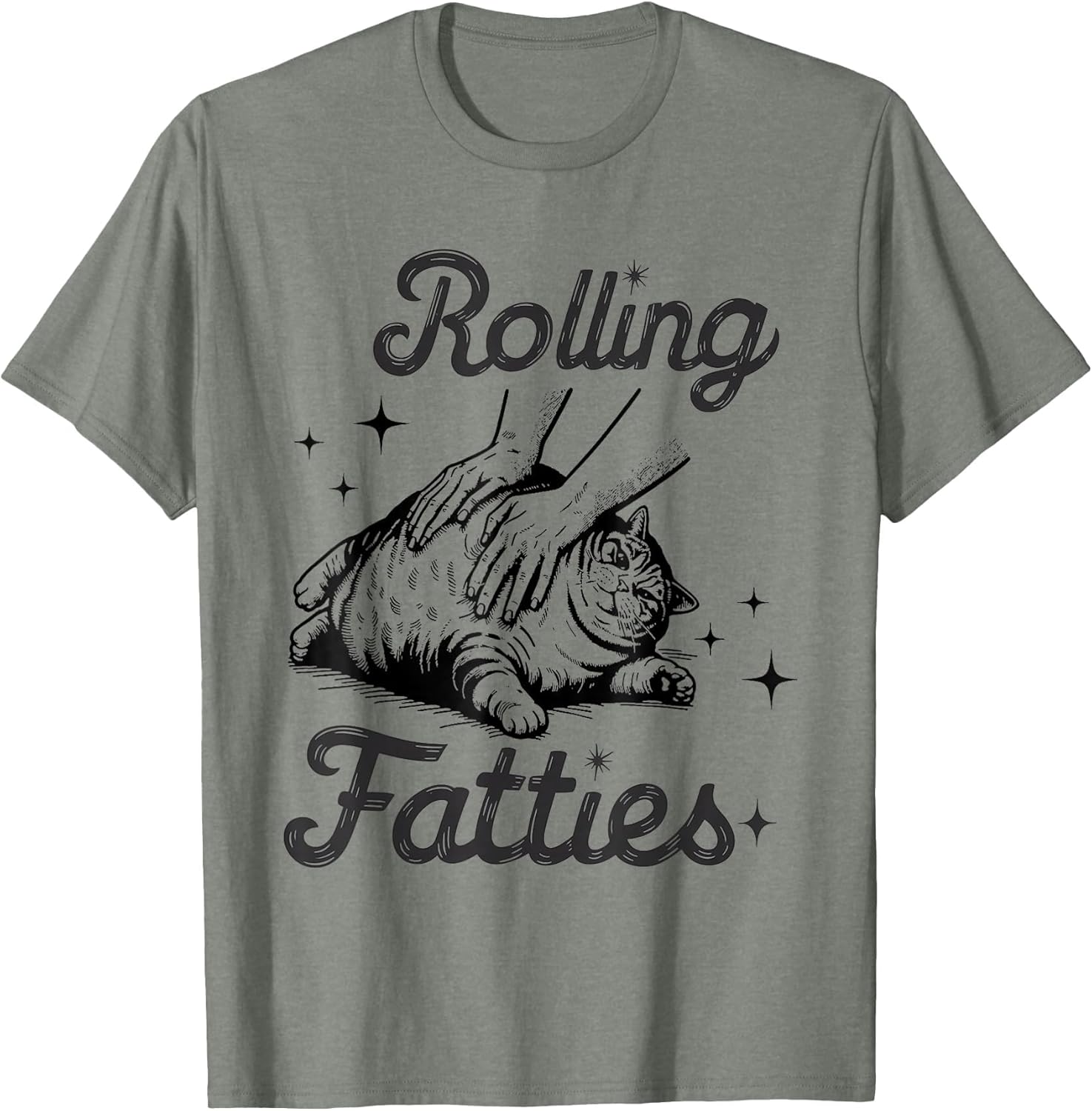 Rolling Fatties Cat Funny Cute Cat Lover Kitten Owner Kitty