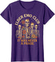 Elder Emo Club Skeleton Retro Floral Aesthetic Never a Phase
