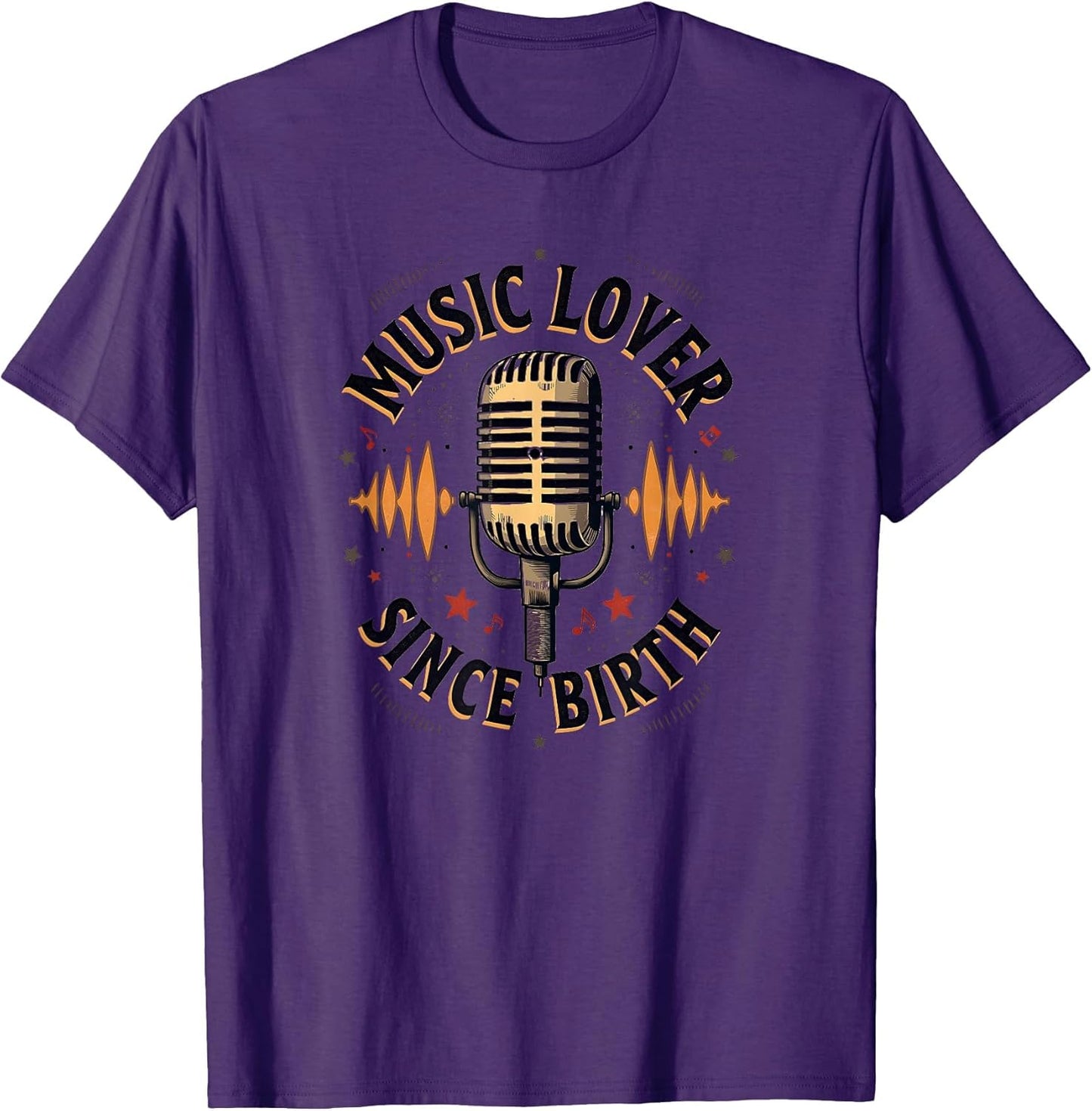 Music Lover Since Birth Vintage Band Design