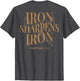 (ON Back) Iron Sharpens Iron Bible Verses Christian Gym
