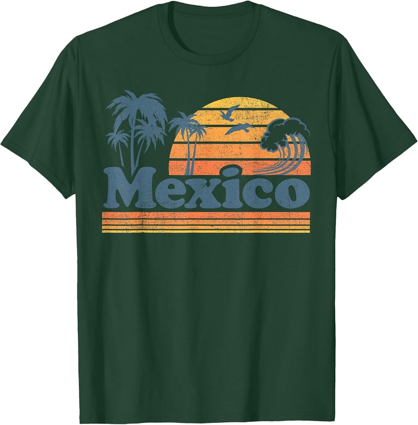 Mexico Beach Mexican Summer Vacation Sun Vintage 70's Retro