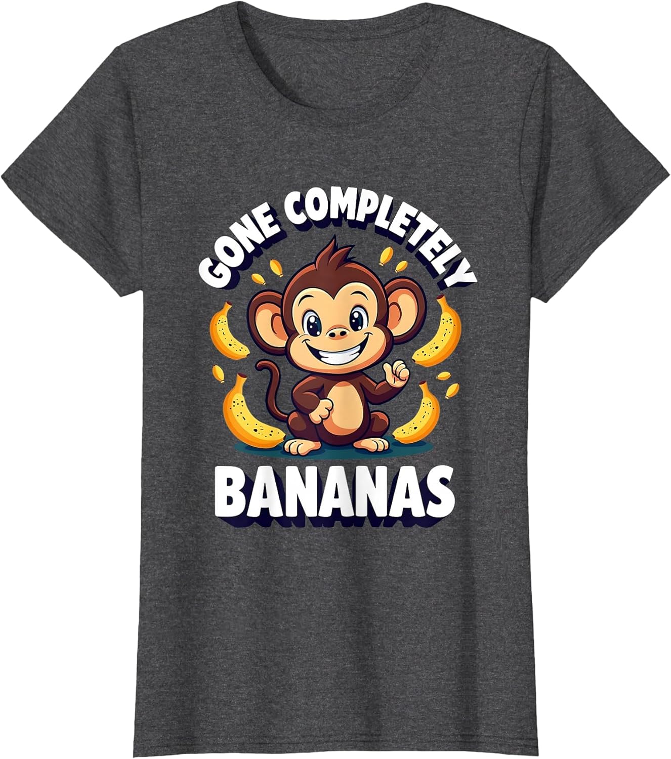 Gone Completely Bananas Funny Monkey Design