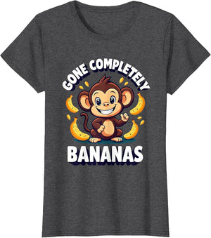 Gone Completely Bananas Funny Monkey Design