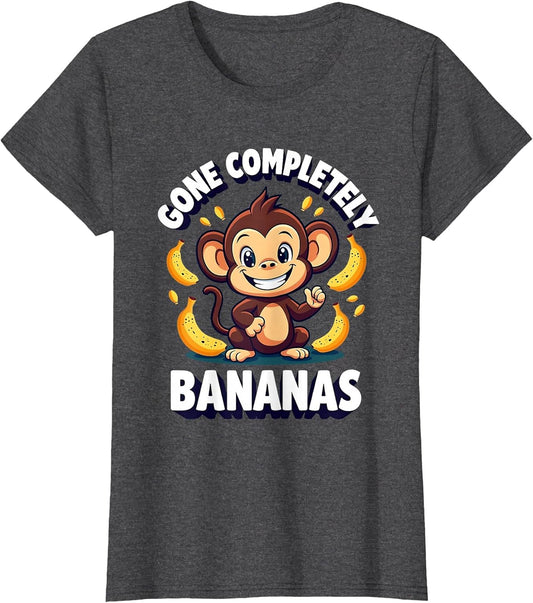 Gone Completely Bananas Funny Monkey Design