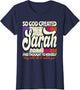 So God Created Sarah - Funny Name Sarah