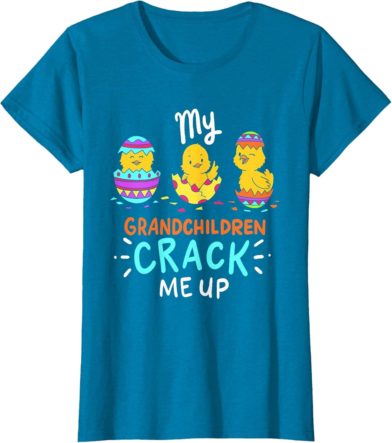 My Grandchildren Crack Me Up Cute Easter Day Gift Grandma