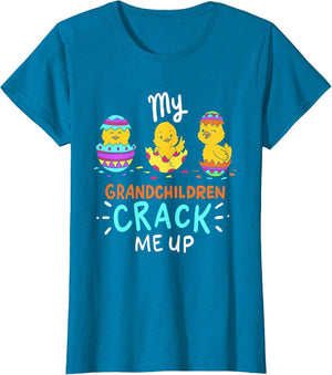 My Grandchildren Crack Me Up Cute Easter Day Gift Grandma