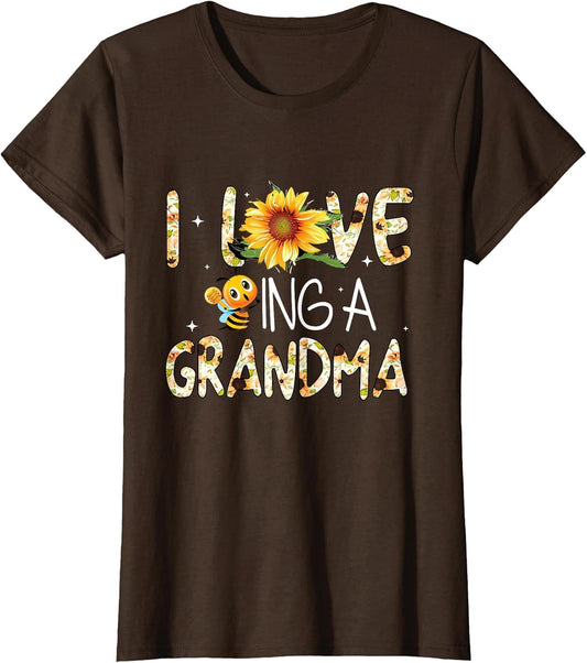 I Love Being A Grandma Sunflower Bee Mother's Day