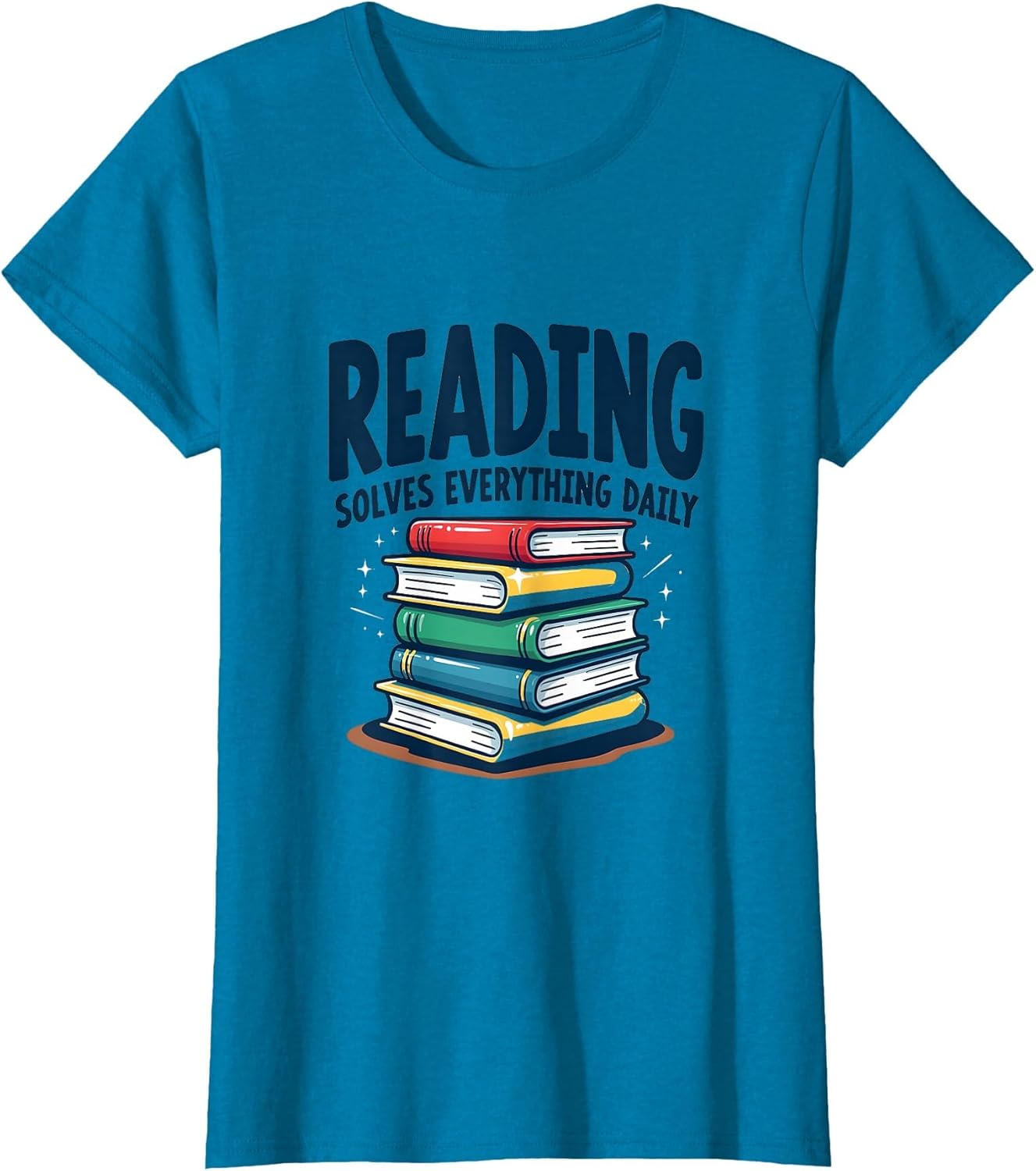 Reading Solves Everything Daily Book Lover Design
