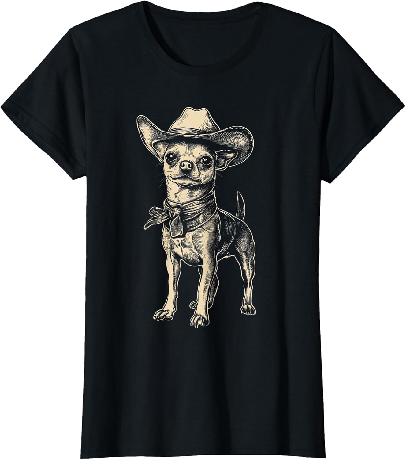 Chihuahua Wearing Cowboy Hat Funny Western Dog Mom Dad