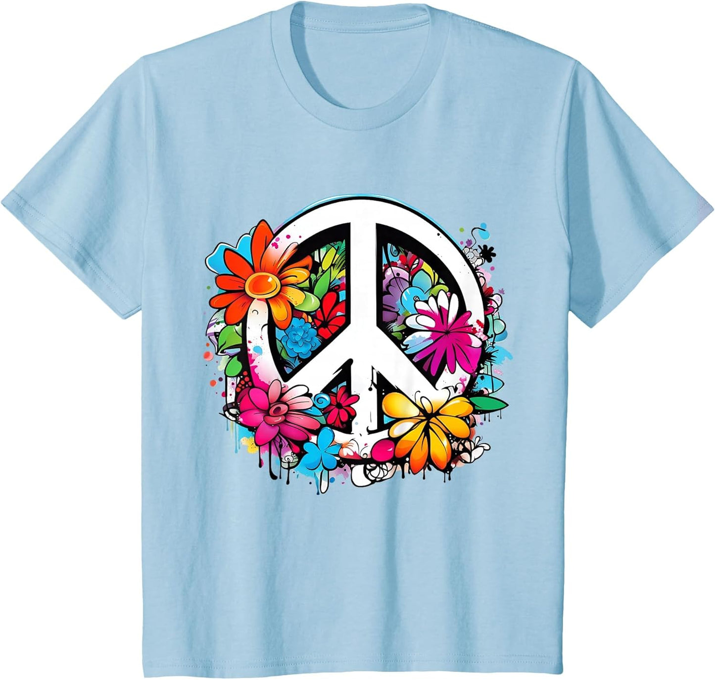 Peace Sign Symbol Flower Power Flowers 60s 70s