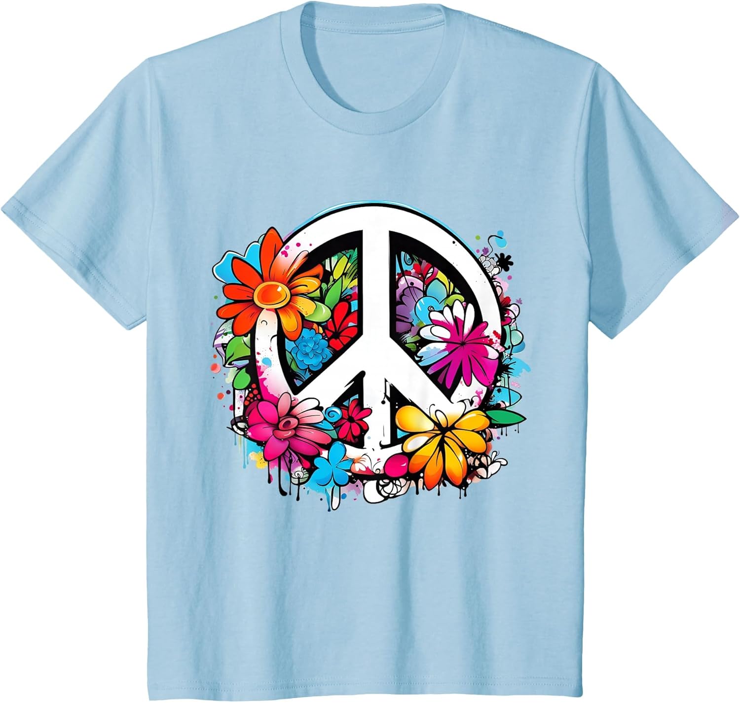 Peace Sign Symbol Flower Power Flowers 60s 70s